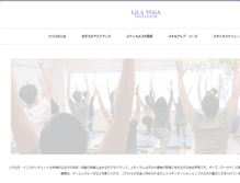 Tablet Screenshot of lilayoga.jp